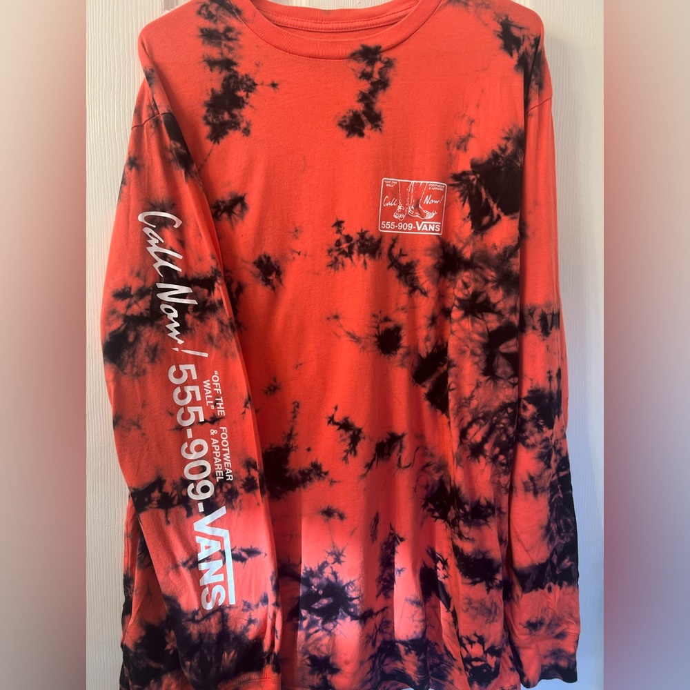 VANS tie dye long sleeve